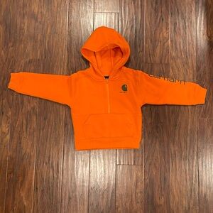 Orange Carhartt Hoodie Size 3T